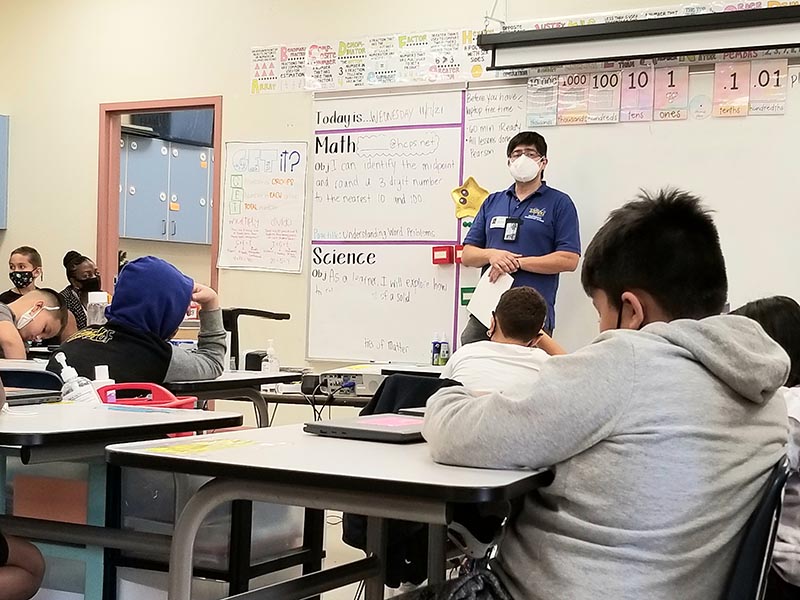 Engineers at Elementary Schools for the Teach-in