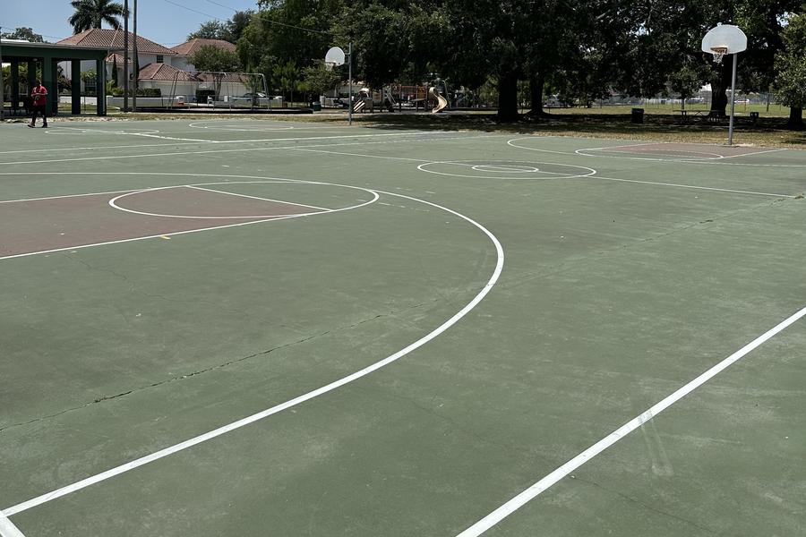 Capaz Park basketball courts