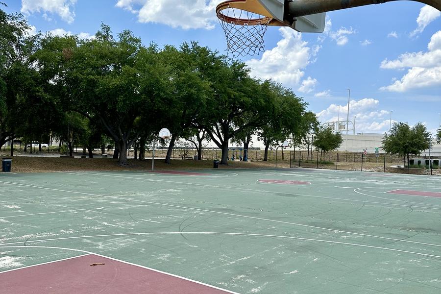 Perry Harvey basketball courts