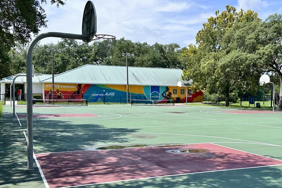 Woodland Terrace Park basketball