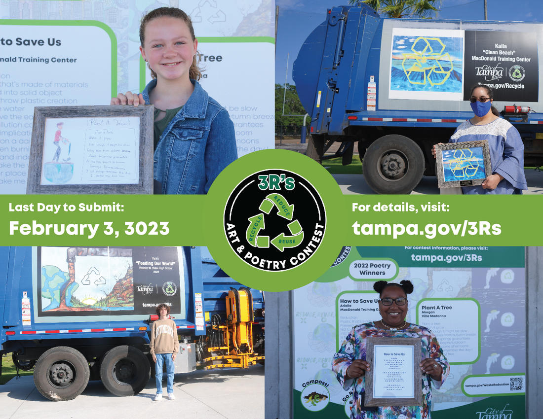 City Of Tampa Solid Waste Kicks Off 2023 3Rs Art And Poetry Contest ...