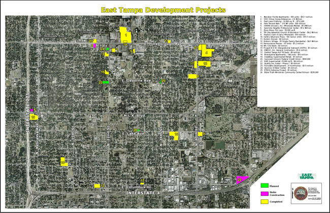 East Tampa Development Map