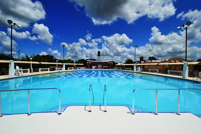 Pool entry view of Cuscaden Pool