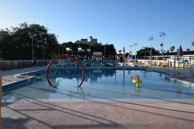 Deck View of Roy Jenkins Pool