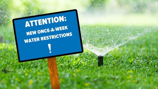 new once-a-week water restrictions