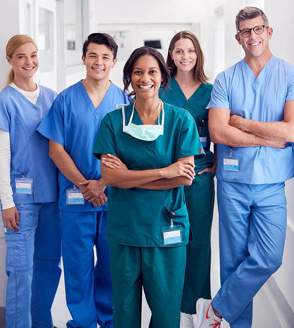 Smiling nurses