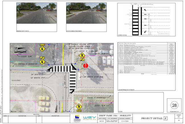 Drew Park Sidewalk, Safety, and Mobility Project