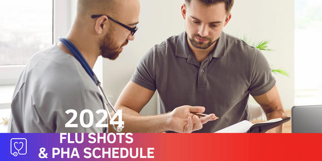 2024 Flu Shots &amp; PHA Schedule