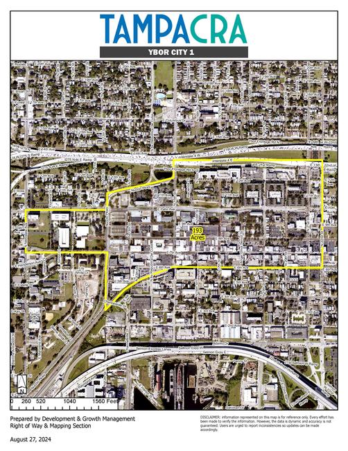 YBOR CITY 1 CRA MAP