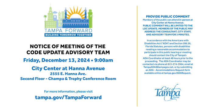 LDC Update Advisory Team December 13