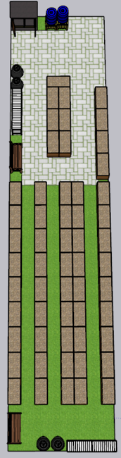 Parking Community Garden Layout