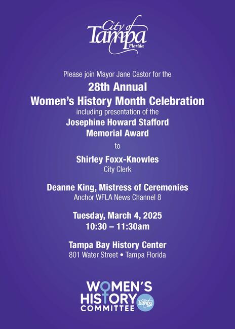 Women's History Invitation 2025