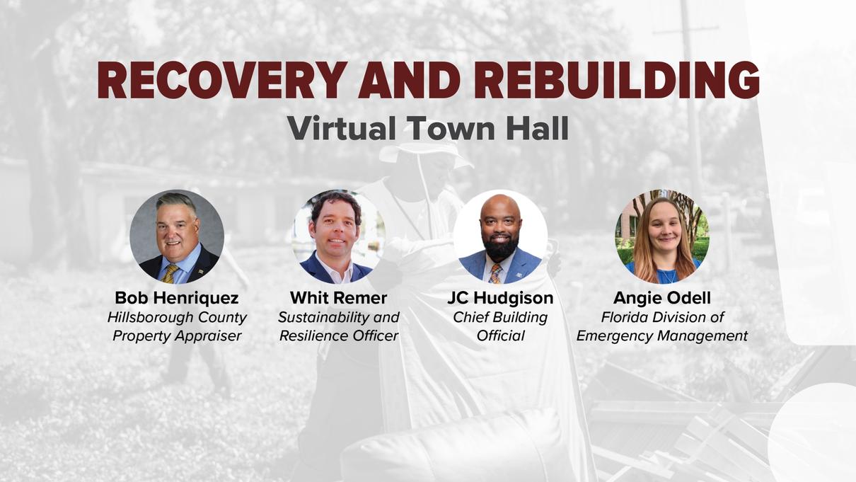 Recovery and Rebuilding Virtual Townhall – Watch the full presentation here.