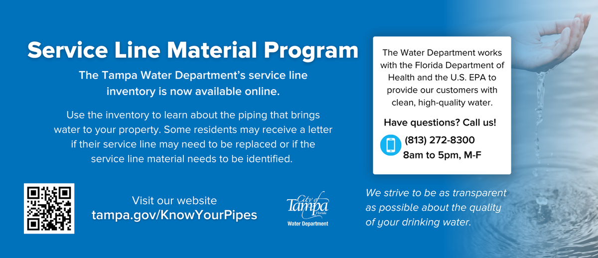 Information about our service line inventory program.