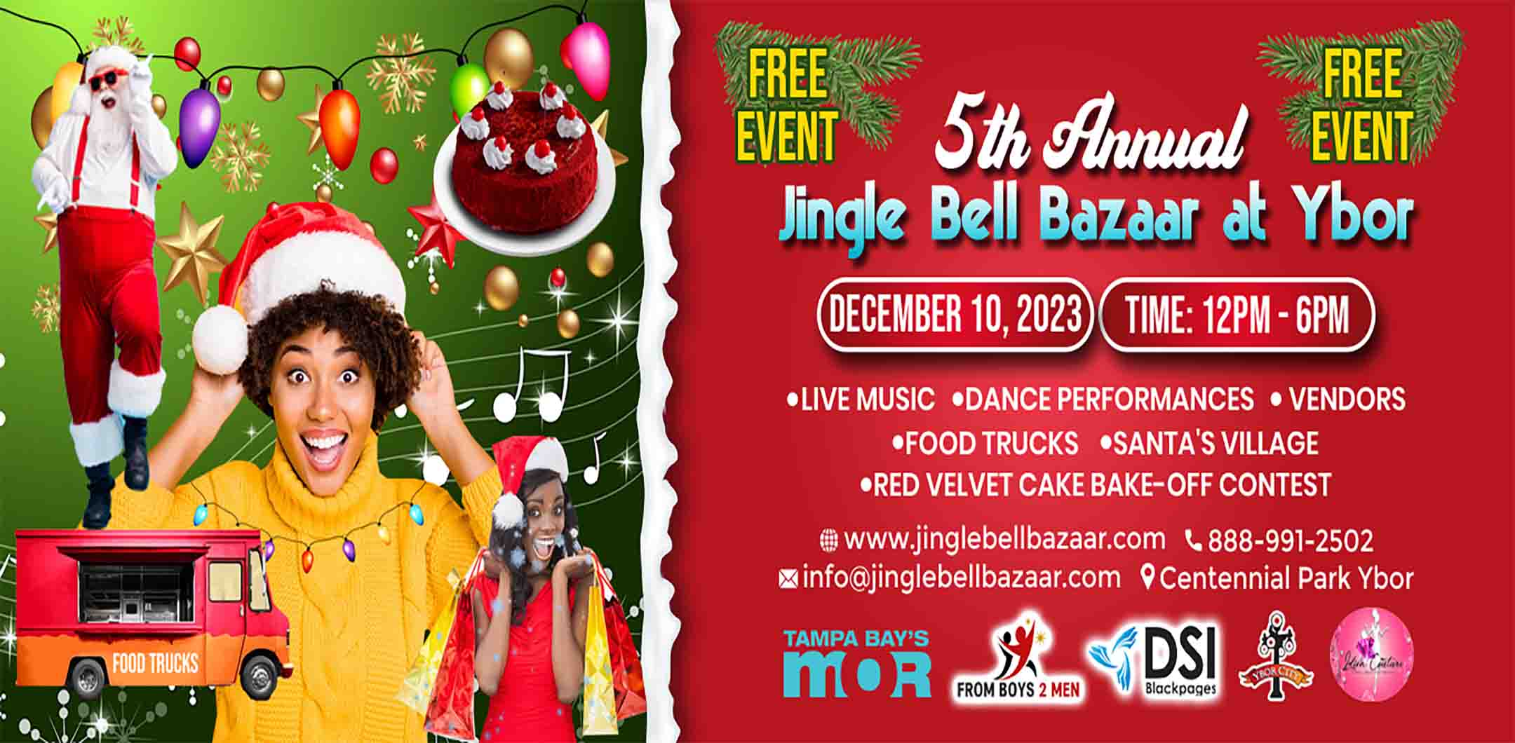 5th Annual Jingle Bell Bazaar at Ybor City of Tampa